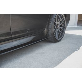 Накладки сплиттеры на пороги Вариант2 на BMW 5 F10 / F11 M-Pack